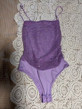 Purple Sparkle Bodysuit